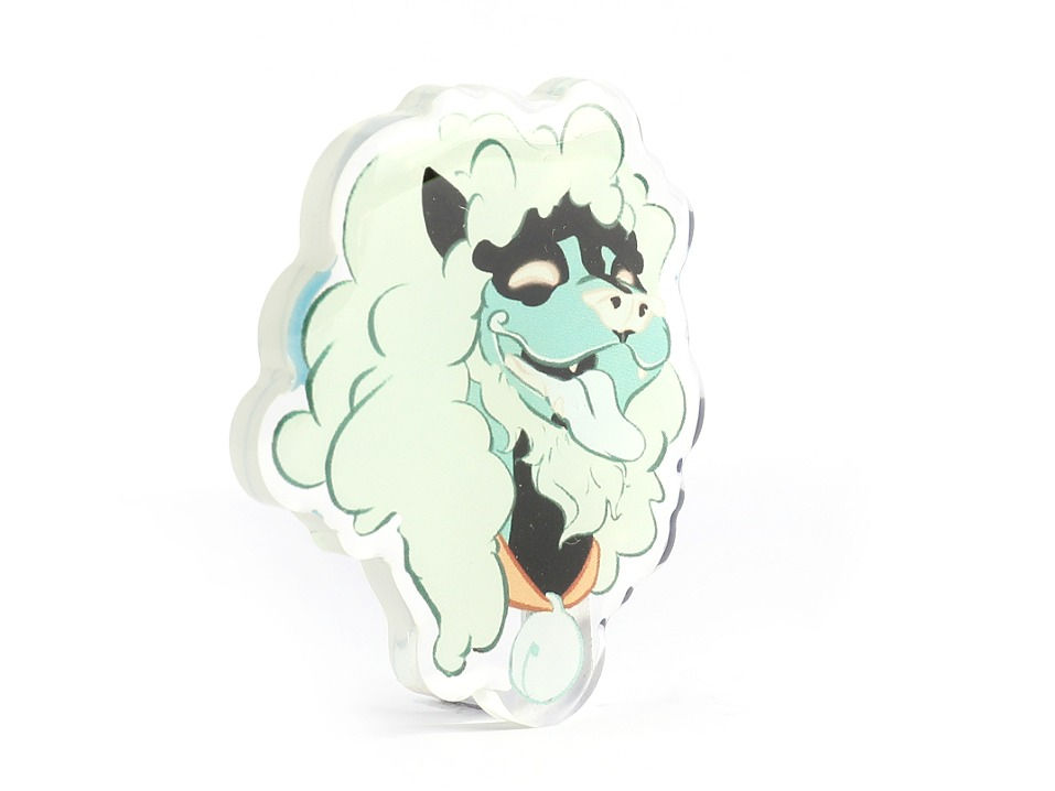 A11 Foo Dog Happy Acrylic Pin