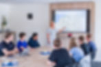 Mitarbeiter im Konferenzsaal