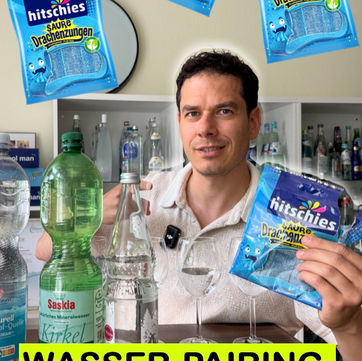 Timo Bausch, Wassersommelier Wasser-Paring Hitschies Saure Drachenzungen