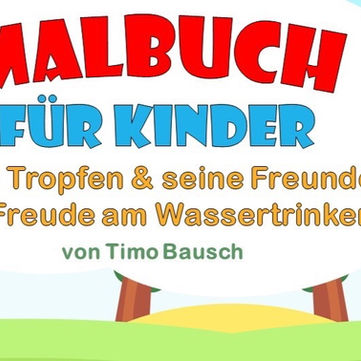 Tom Tropfen Malbuch für Kinder
