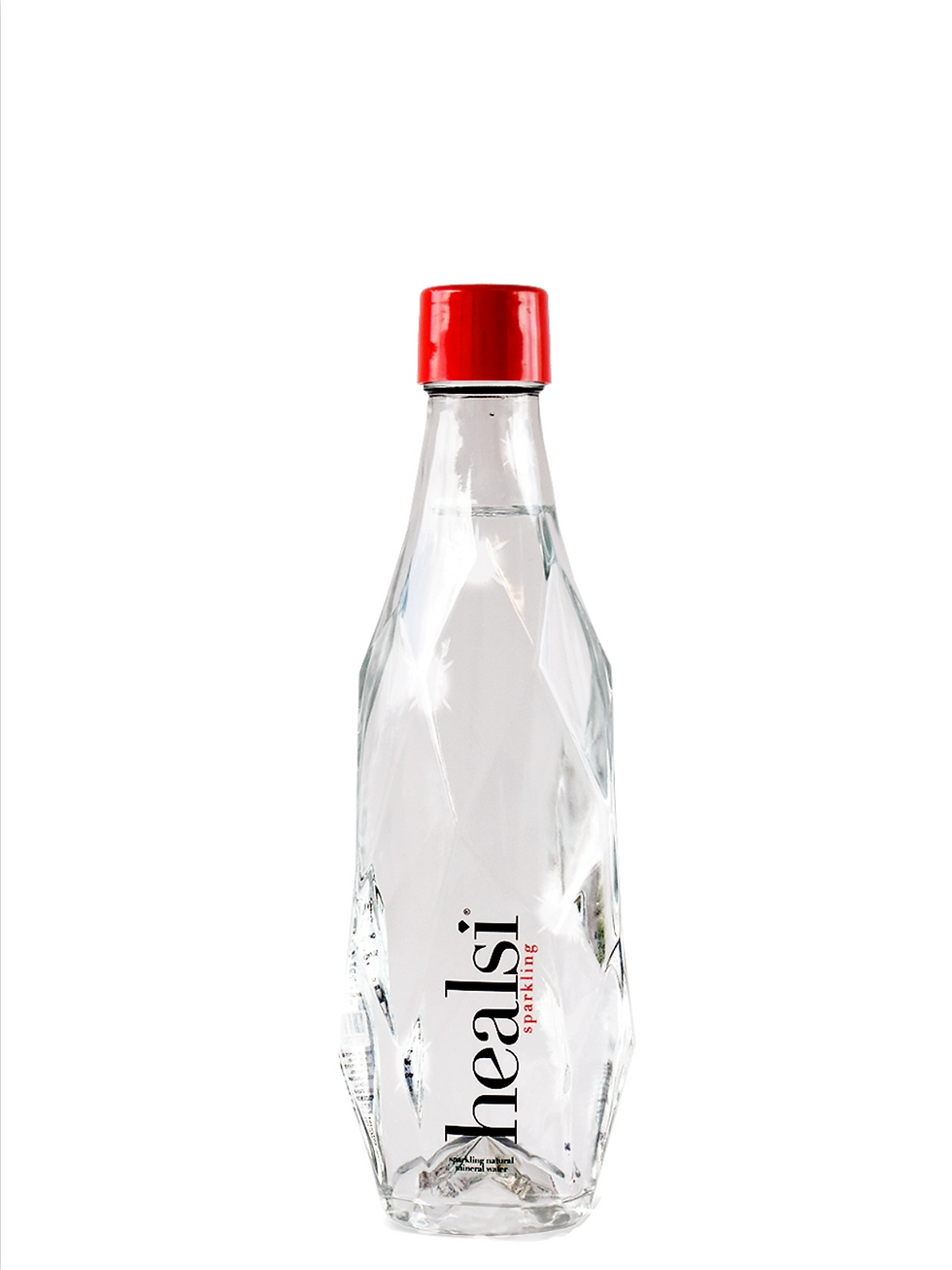 Healsi Sparkling 400ml glass bottle