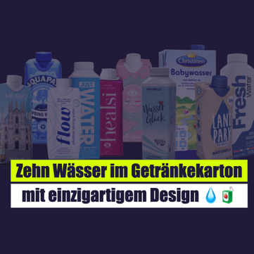 Wässer im Tetra Pak