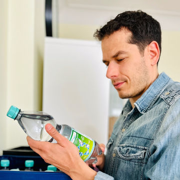 Timo Bausch Wassersommelier Etikett Mineralwasser