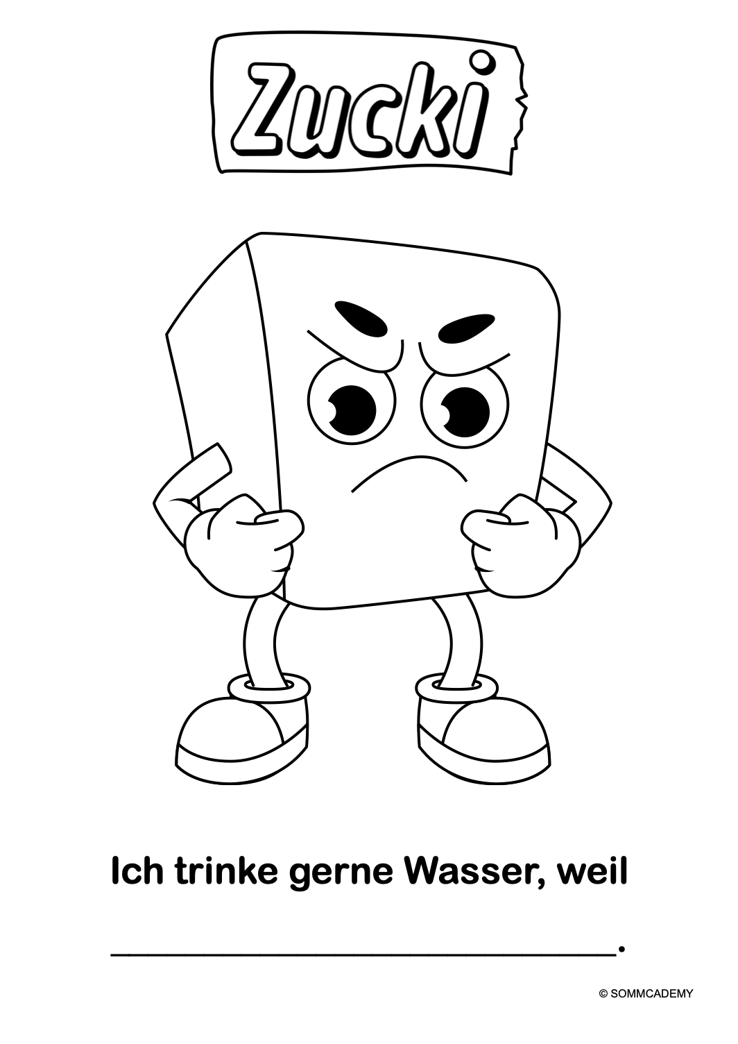 Zucki Malvorlage 