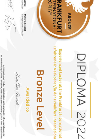 Frankfurt International Trophy Diploma Wine Tasting