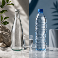 Water in glass bottle or PET bottle? Which is better?