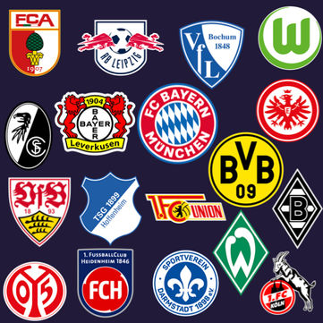 The Bundesliga clubs - Who is sponsoring during Season 23/24 ⚽️💧