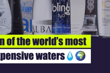 Ten of the world's most expensive waters 🌍