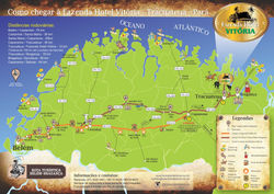Mapa pictórico Hotel Fazenda Vitória