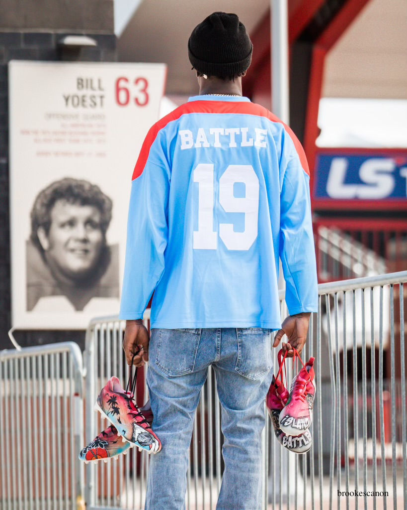 Thumbnail: Blue Ape de la Island Hockey Jersey