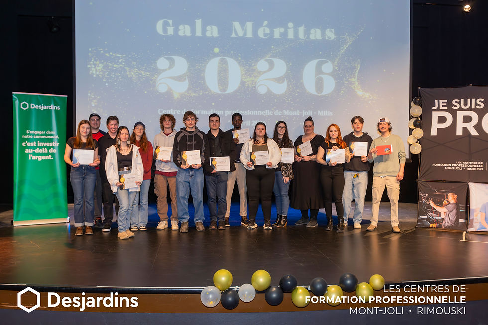 Gala Méritas du CFP de Mont-Joli - Mitis