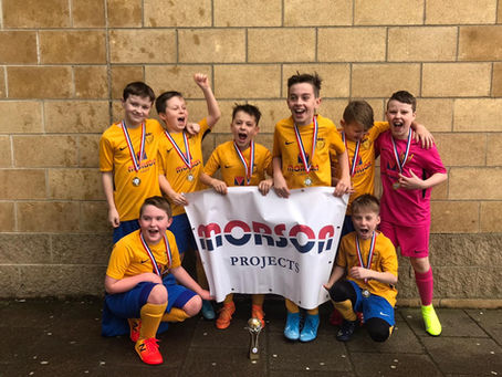 Morson Projects Sponsored U10 Boys won Futsal Cup!