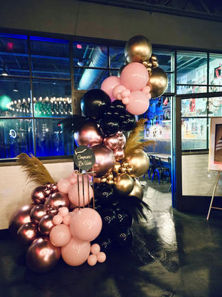 balloons and backdrop charlotte, nc