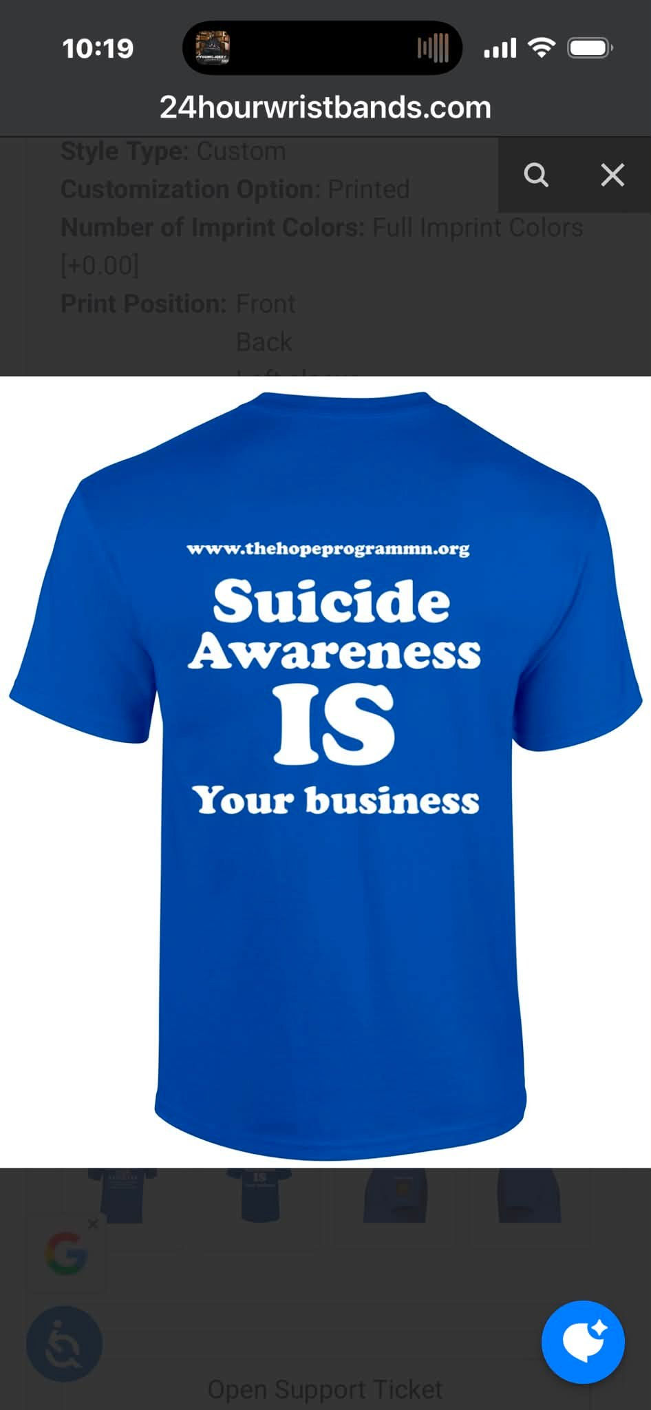 Thumbnail: Honoring our Veterans t-shirts