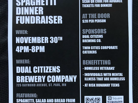 Spaghetti dinner fundraiser