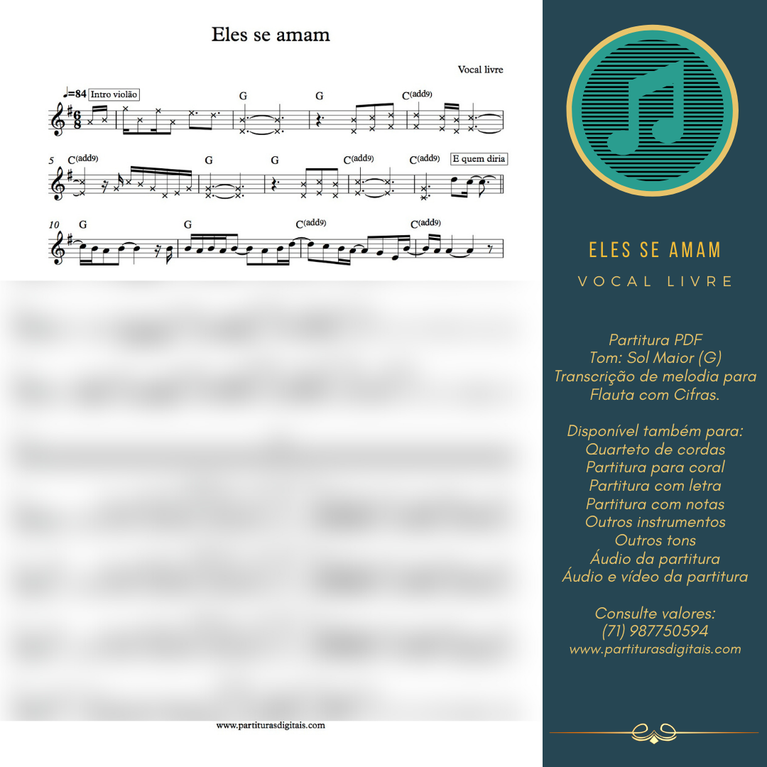 Eles se amam - Vocal Livre