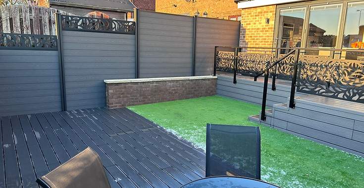 Slate Grey Composite Fencing