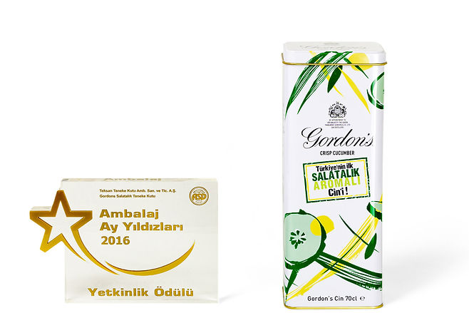 Gordon's Cucumber Promoyon Kutusu Ambalaj Ay Yıldızları Yetkinlik Ödülü