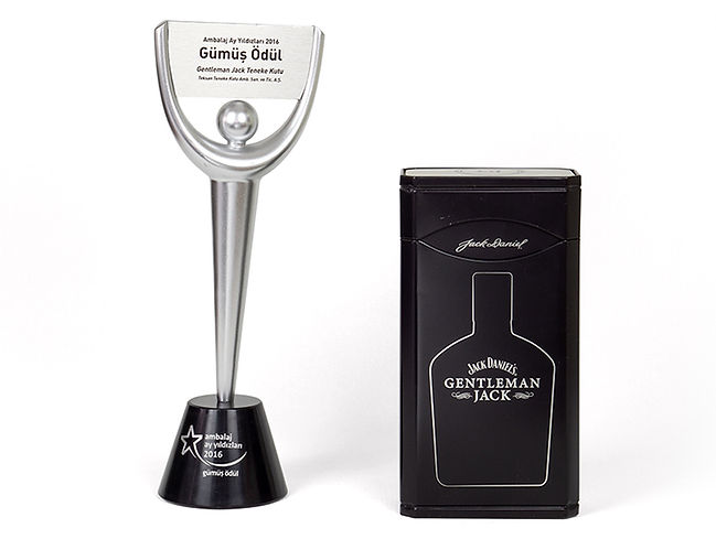 Jack Daniel's Gentleman Jack Tin And Teksan's 2016 Turkish Packaging Competition Silver Award