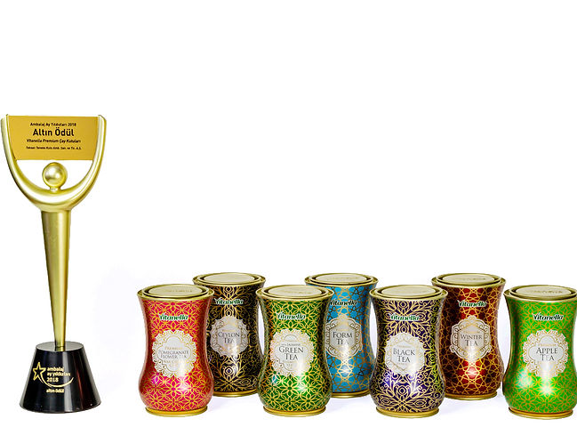 Vitanella Premium Tea Tins And Teksan's 2018 Turkish Packaging Competition Gold Award