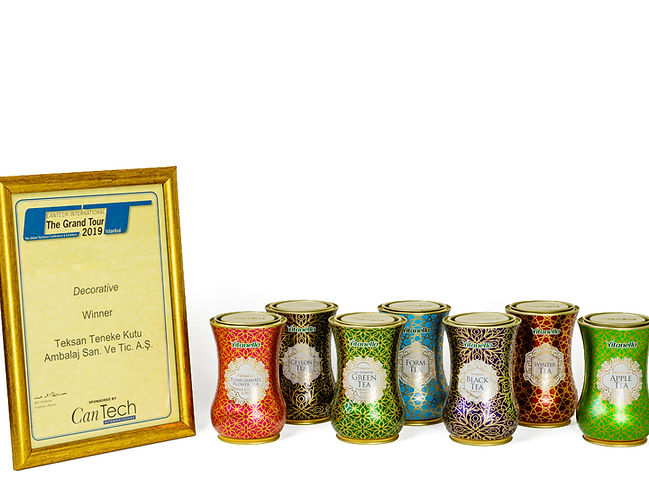 Vitanella Premium Tea Tins And Teksan's 2019 CanTech Decorative Tin Award