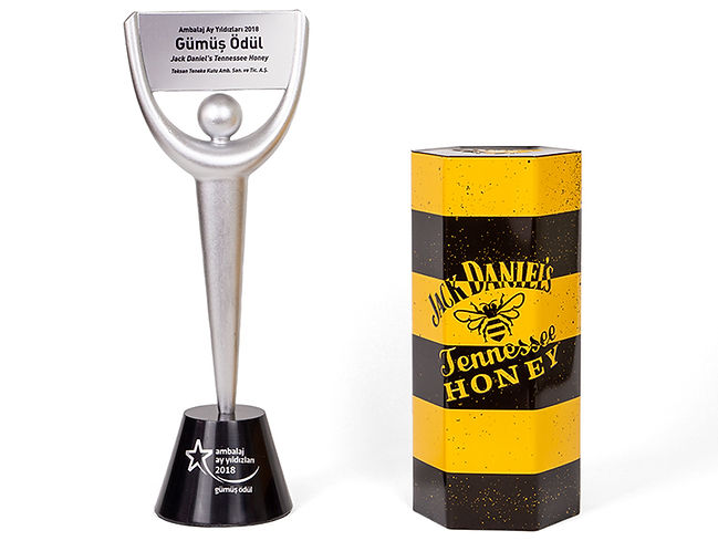 Jack Daniel's Tennessee Honey Tin And Teksan's 2018 Turkish Packaging Competition Silver Award