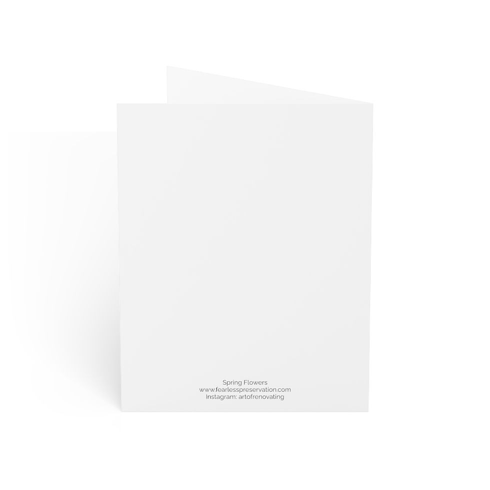 Thumbnail: Note Card - Spring Flowers (single card or in a set of 10)