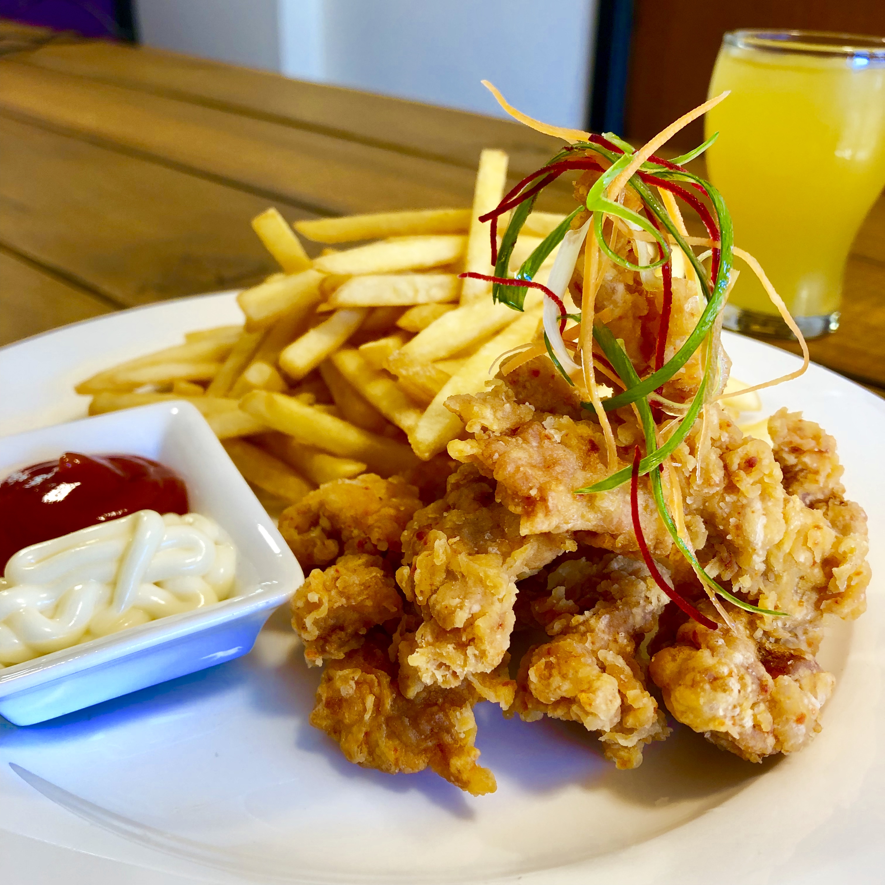 Arranged Food and Objects