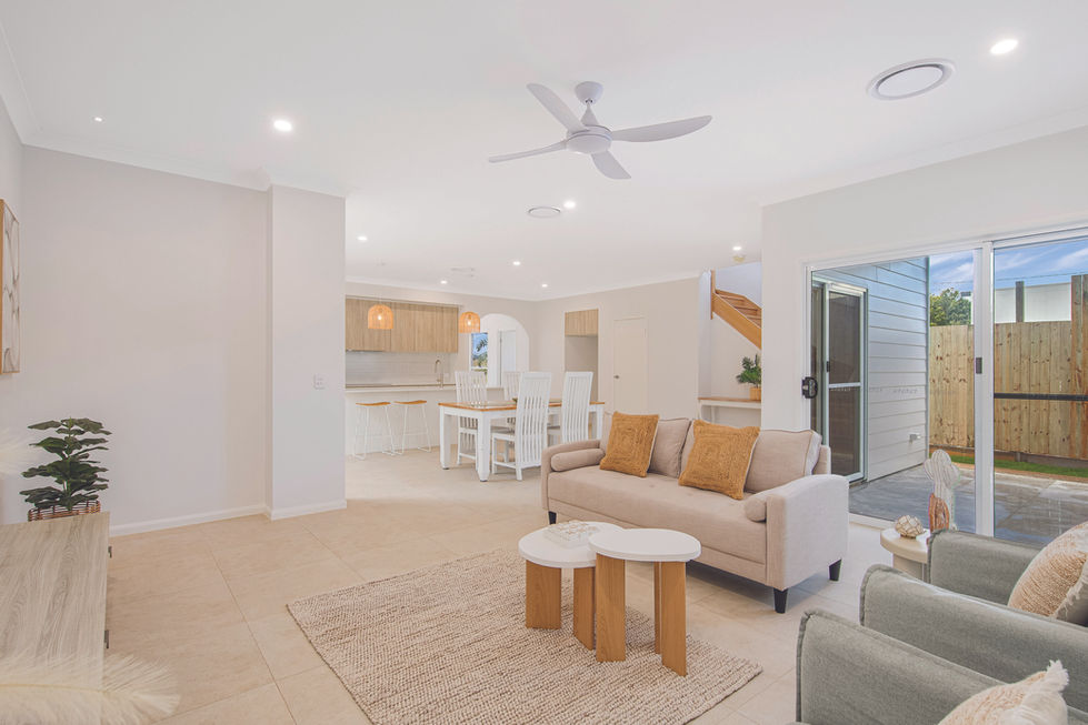 Kitchen, Living & Dining
