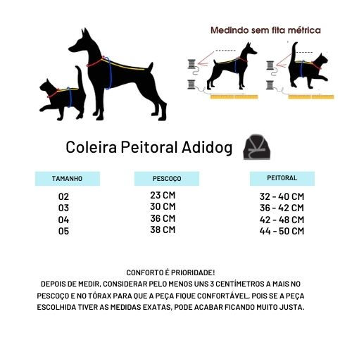 Miniatura: Coleira Peitoral Adidog