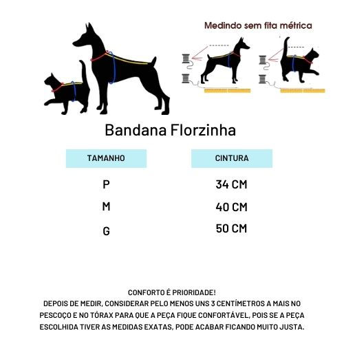 Miniatura: Bandana Florzinha