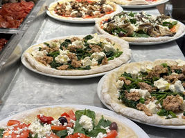 A range of our Guten free pizzas