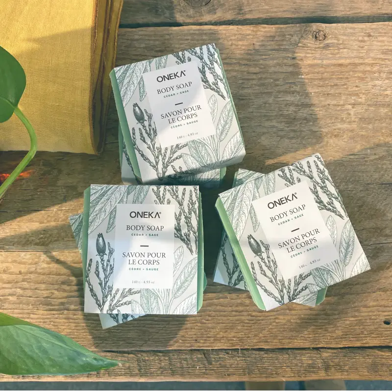 Miniature : Savon pour le corps - Cèdre et sauge