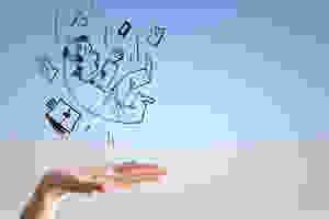 catching a falling business man