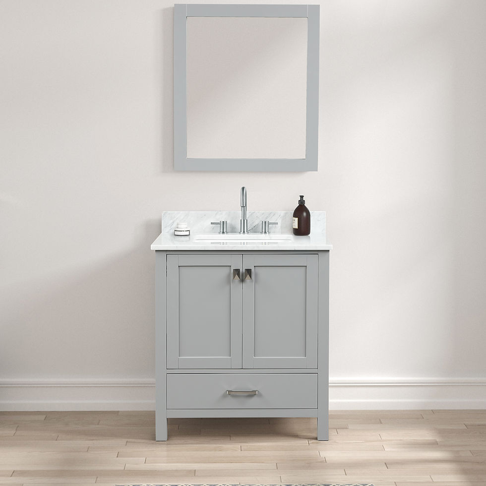 Thumbnail: Geneva 30″ Bathroom Vanity – Stylish &amp; Functional Design