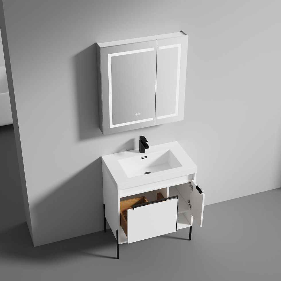 Thumbnail: Turin 30″ Vanity – Modern Minimalist Bathroom Vanity