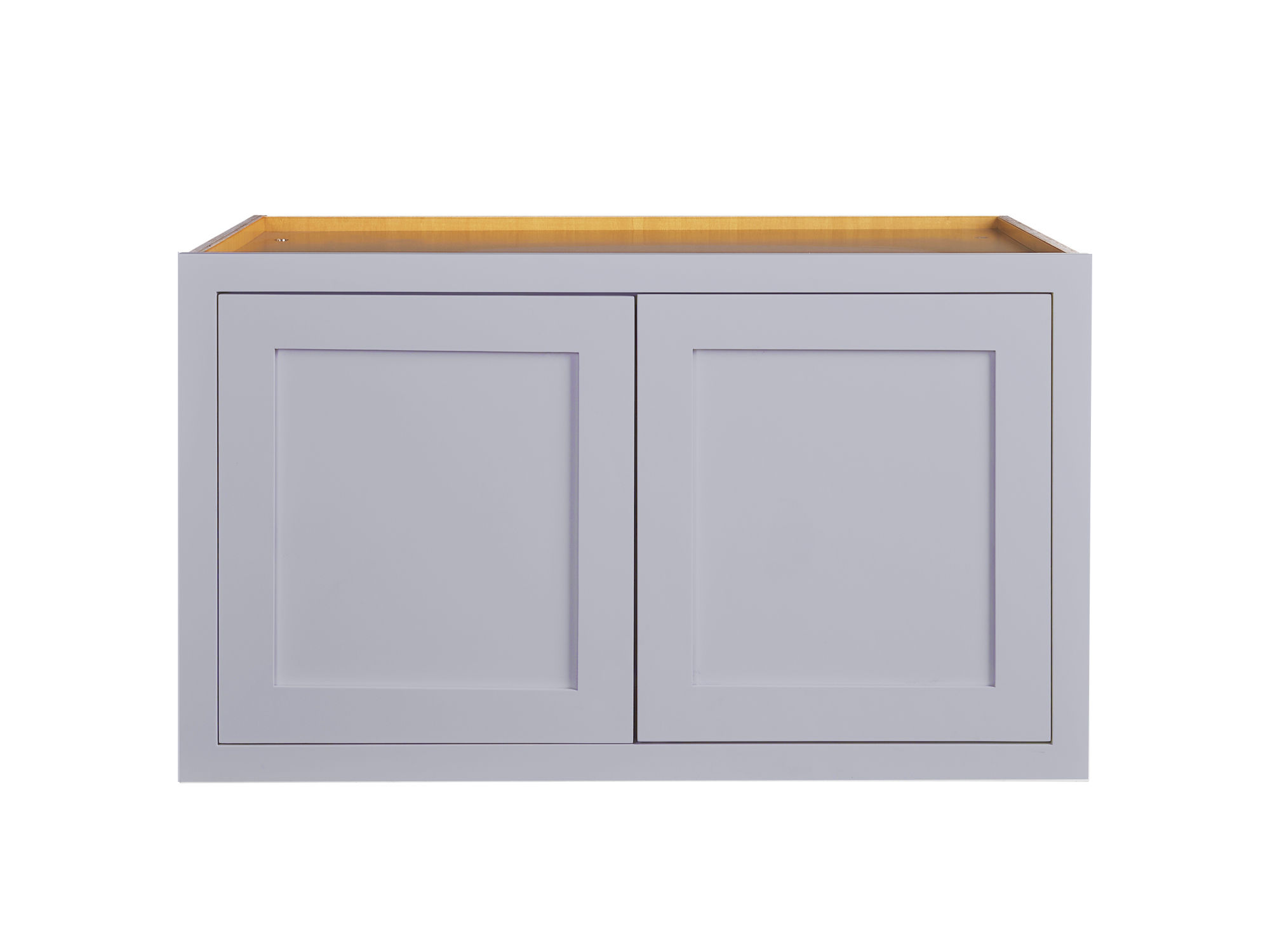 RTA Light Grey Shaker Inset Wall Wall Cabinet 36"W x 21"H x 24"D (2 Doors)