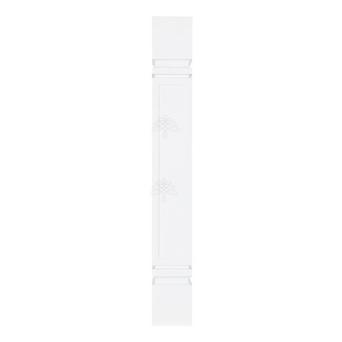 Thumbnail: White Shaker Spool Flat Design W4 1/2" H34 1/2" D4 1/2"