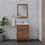 Thumbnail: Sortino 24 inch Modern Bathroom Vanity, Rosewood