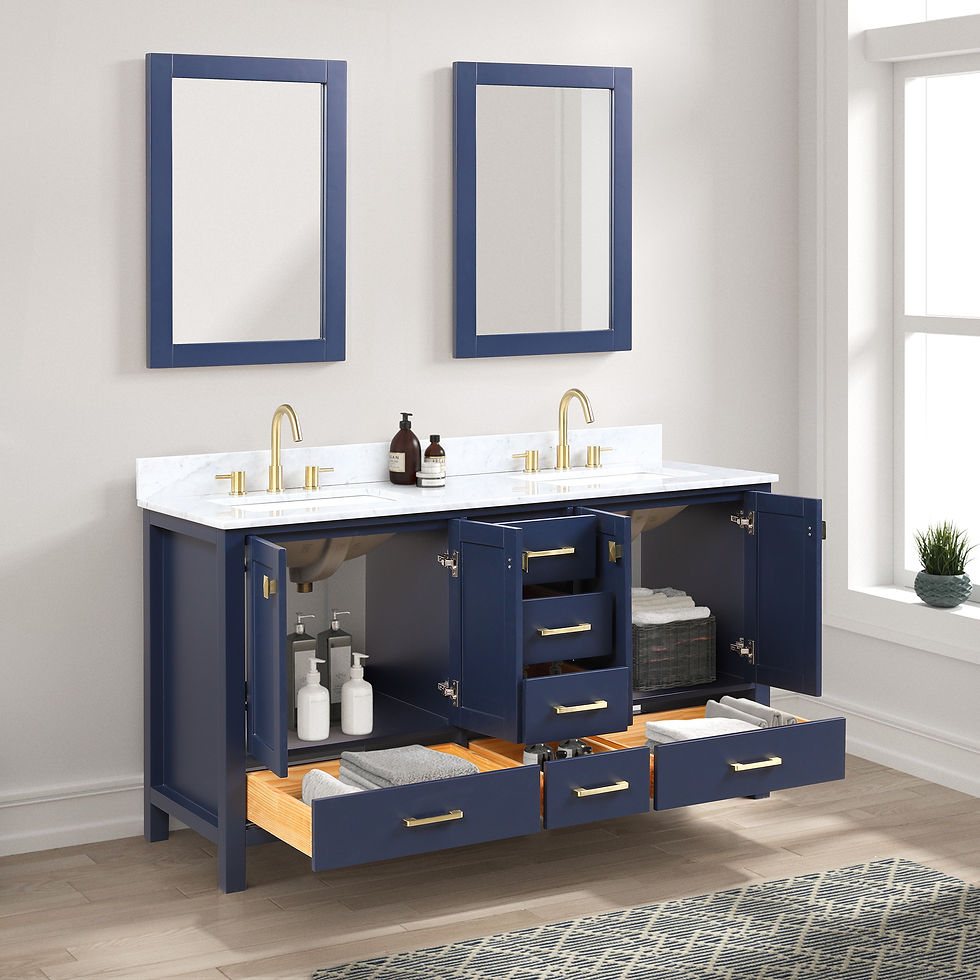 Thumbnail: Geneva 60″ Bathroom Vanity – Stylish &amp;amp;amp;amp; Functional Design