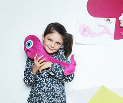 peluche personnalisée, peluche d'après dessin d'enfant, peluche minae, peluche fait main