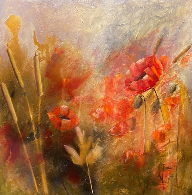 Poppies In The Mist
