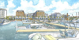 FM Beach entertainment area drawings. What does it look like? Latest on Margaritaville