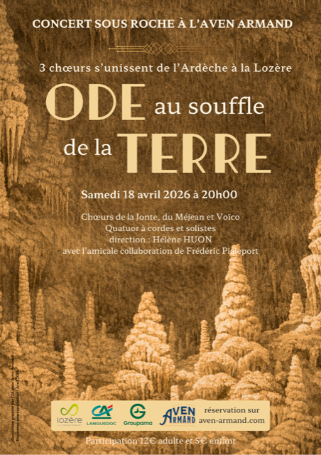 Concert sous roche "ODE au souffle de la TERRE"