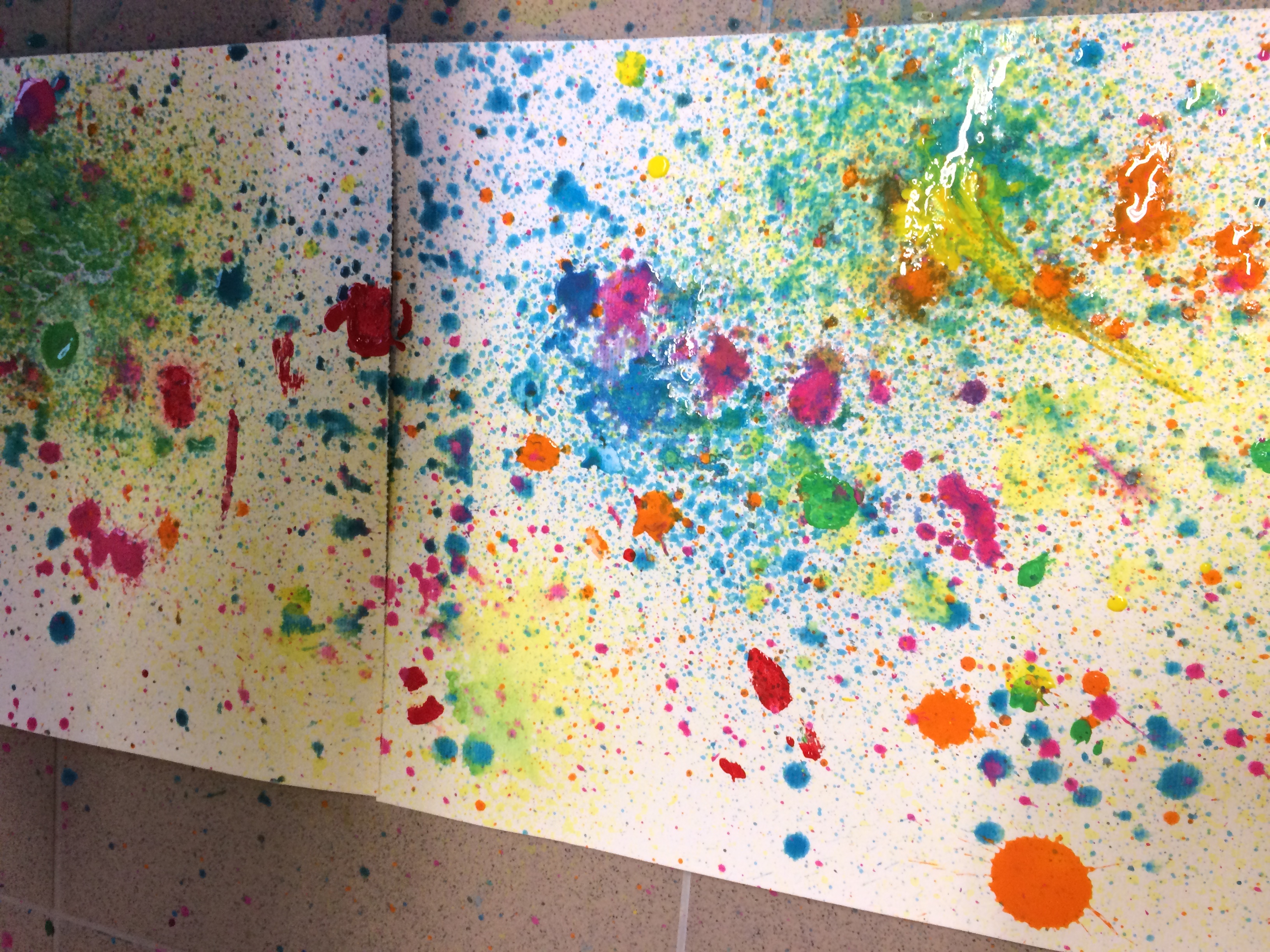 Dripping & dropping, Pollock!