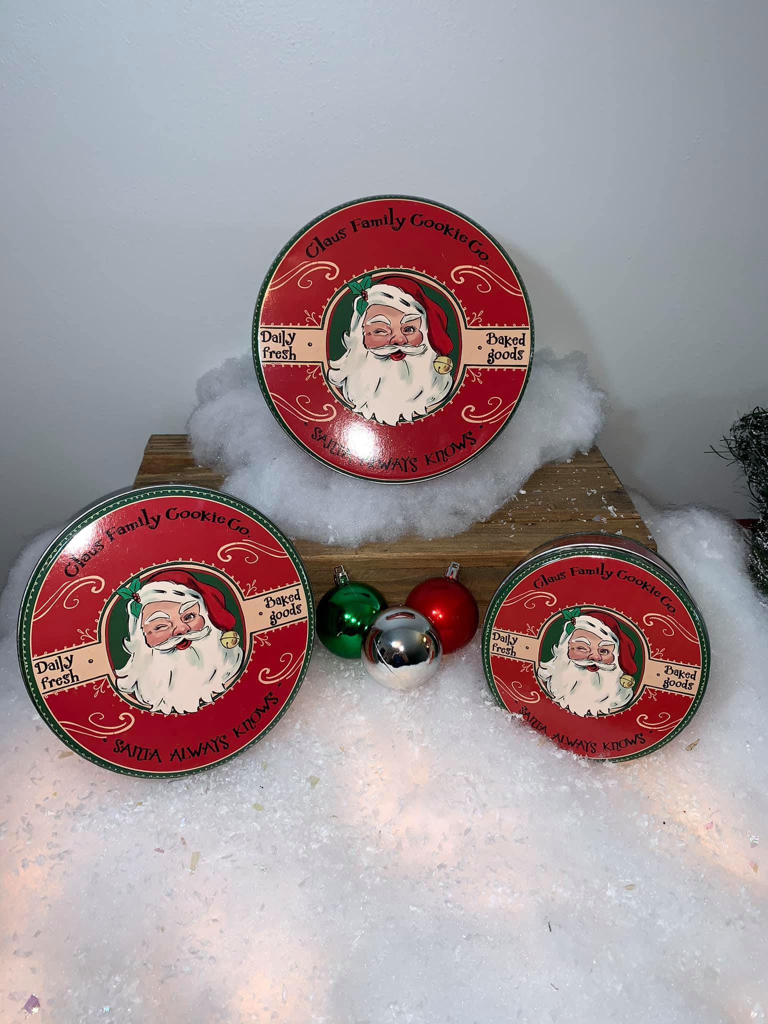 Claus Family Cookies (Set of 3)