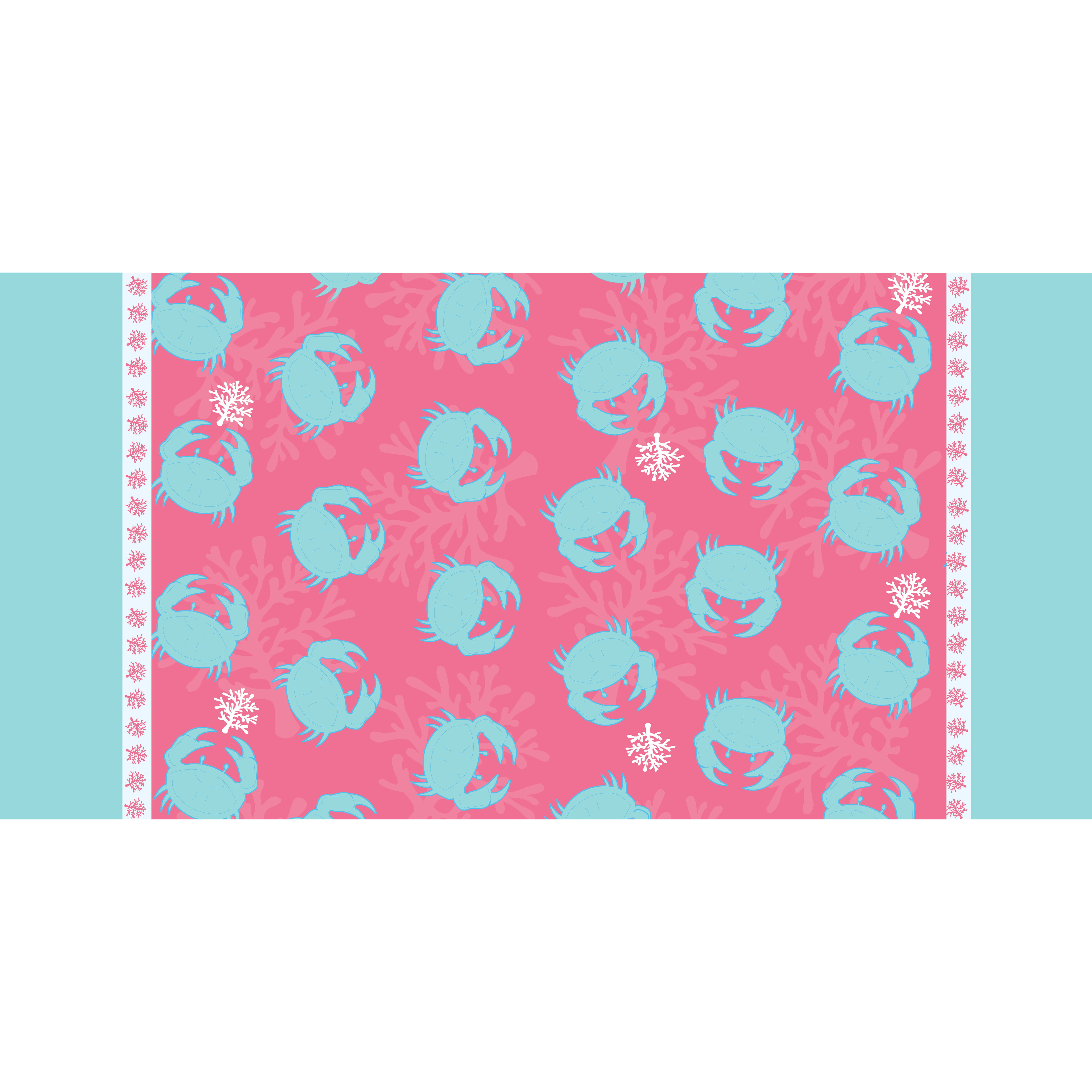Beach Towel Cute but Crabby