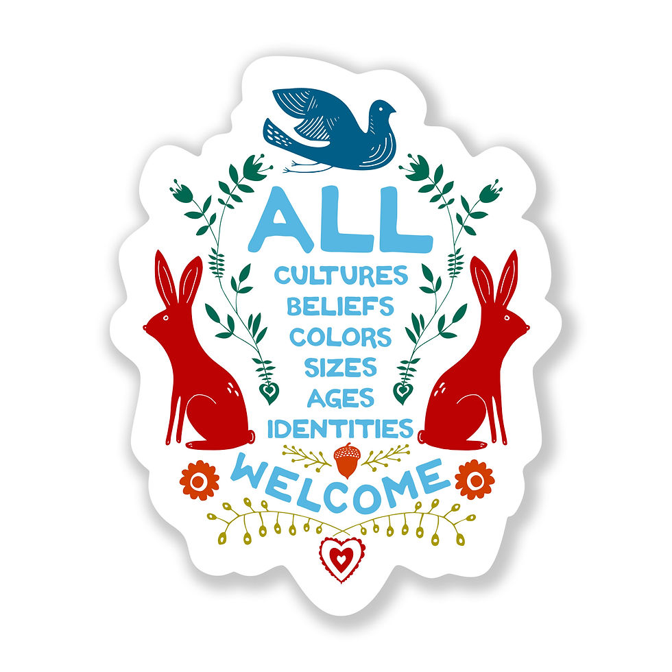 All Welcome Sticker
