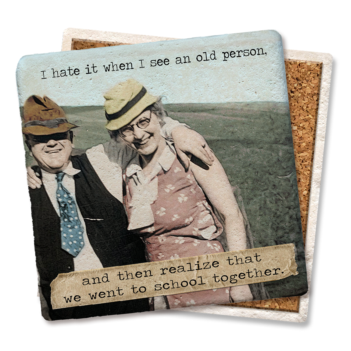 "Old Person" Coaster