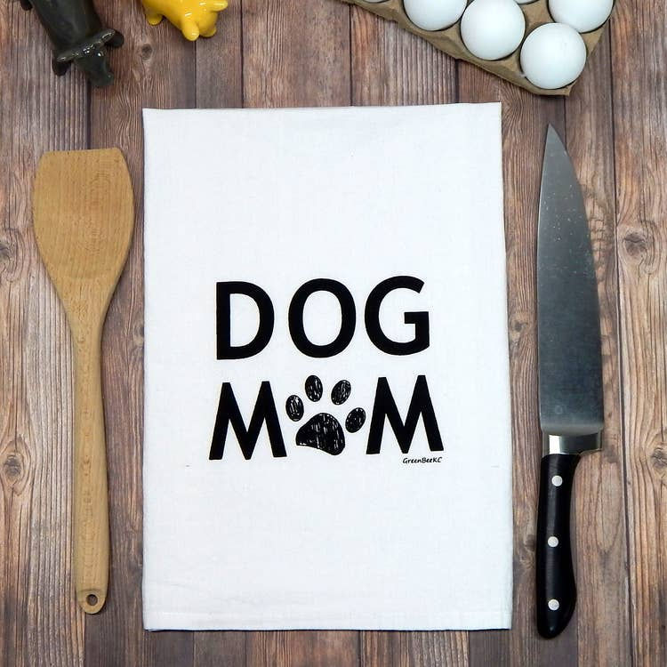 "Dog Mom" Towel